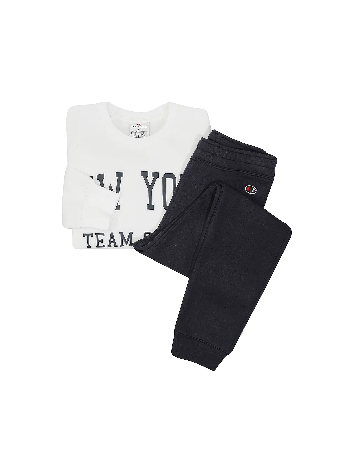 CHAMPION | Mädchen Jogger 2teilig Sweater und Hose | creme